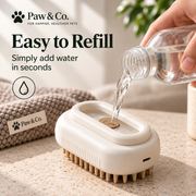 Paw & Co. MistBrush™ | 3-in-1 Pet Grooming Brush
